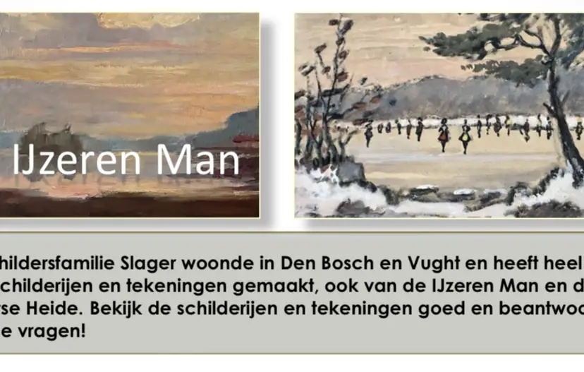 Speurtocht bij expo Fam Slager schildert de IJzeren Man
