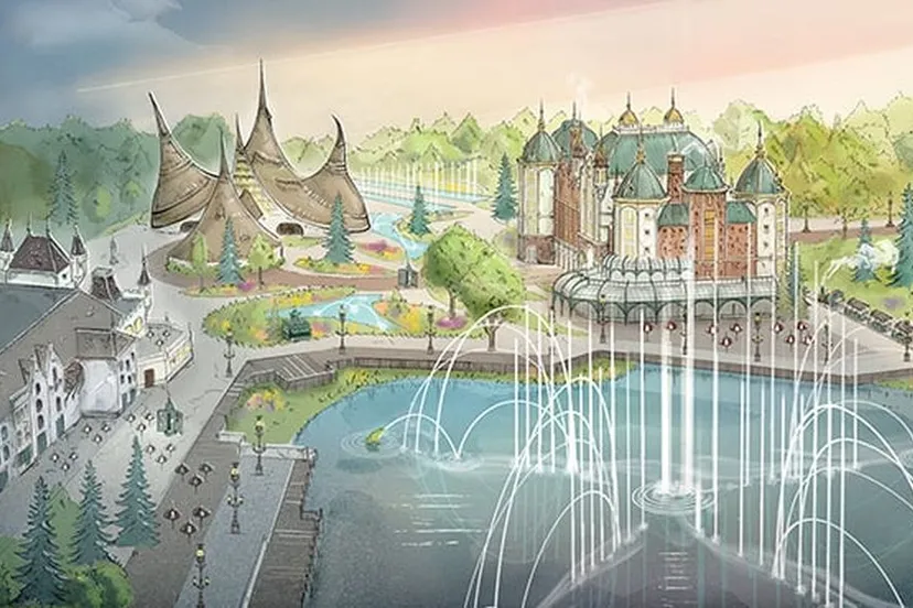 650x370 efteling grand hotel schets eiland van de vijf zintuigen