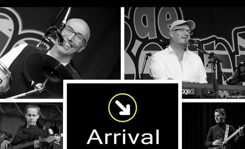 arrival band collage
