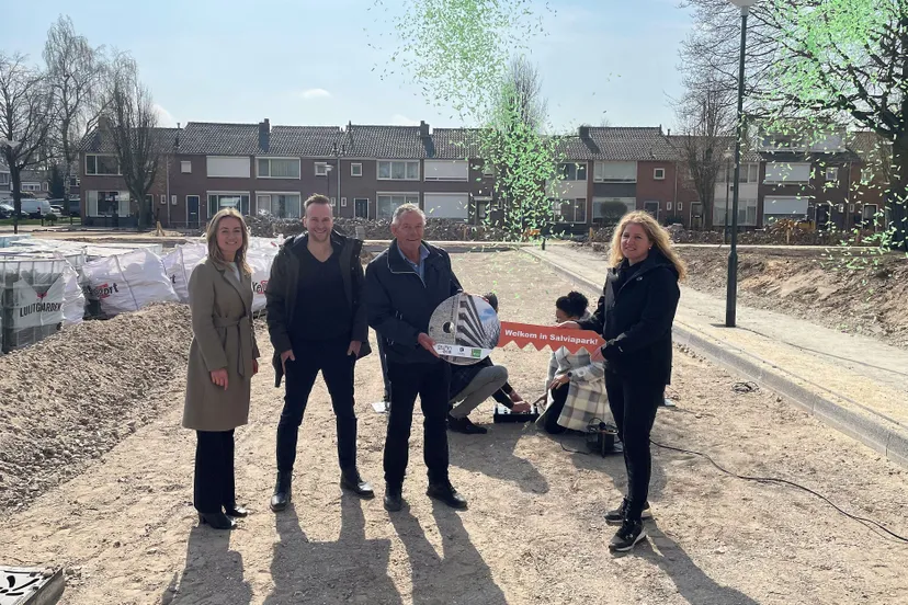 foto oplevering salviapark