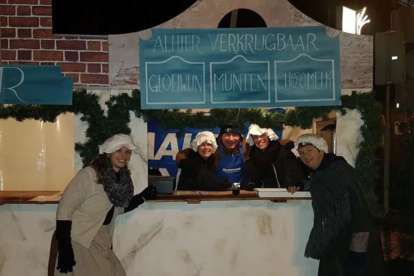 huisjes en vrijwilligers