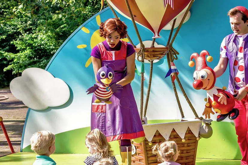 jokie en jet podium efteling