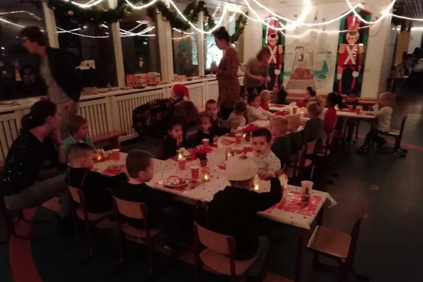 kerst peuterspeelzaal