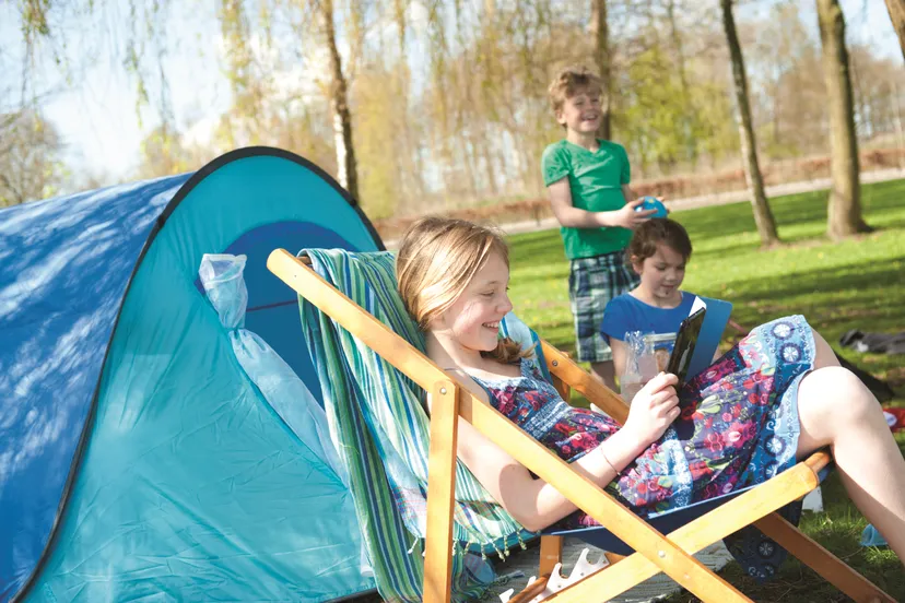 kinderen camping