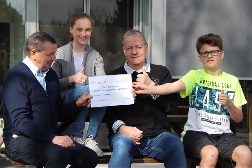 overhandiging cheque