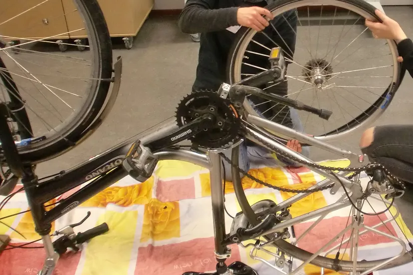 vervangen achterband