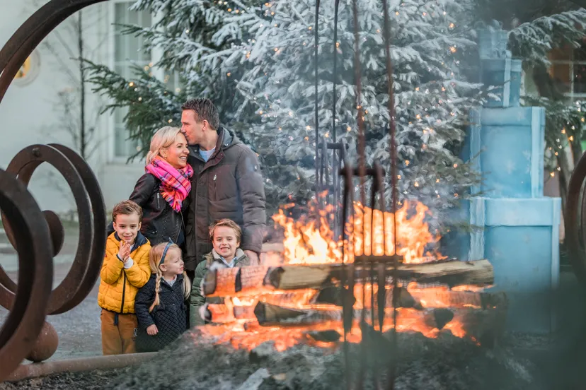 winter efteling vreugdevuur