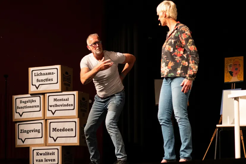 kleine stapjes verder spinnenweb