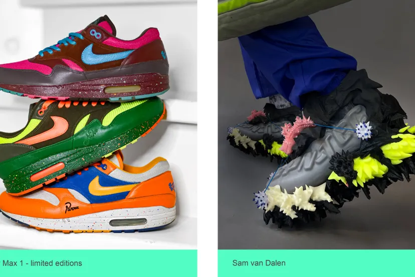 sneakerevolution foto met credit naast elkaar