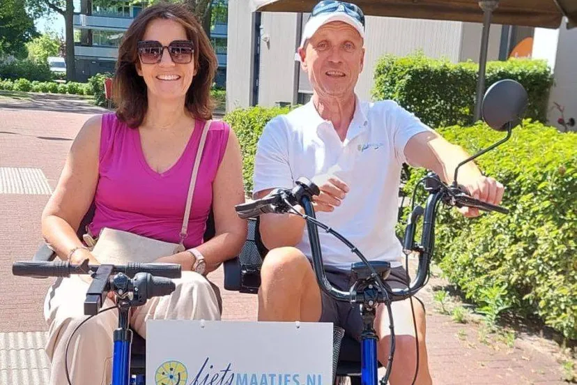 foto fietsmaatjes fiets eikendonk