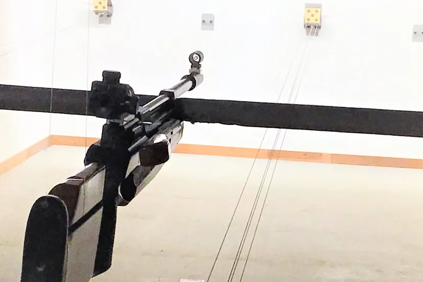 Foto luchtgeweer bewerkt