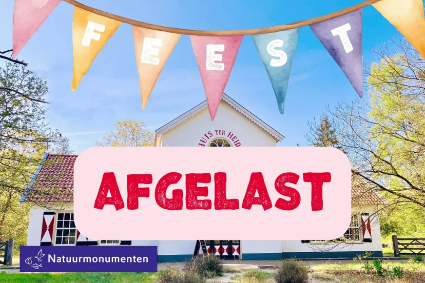 Natuurfeest afgelast