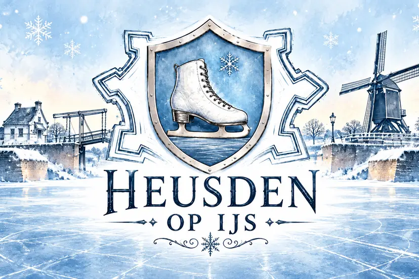 Heusden op IJs_ Winterse Schaatspracht