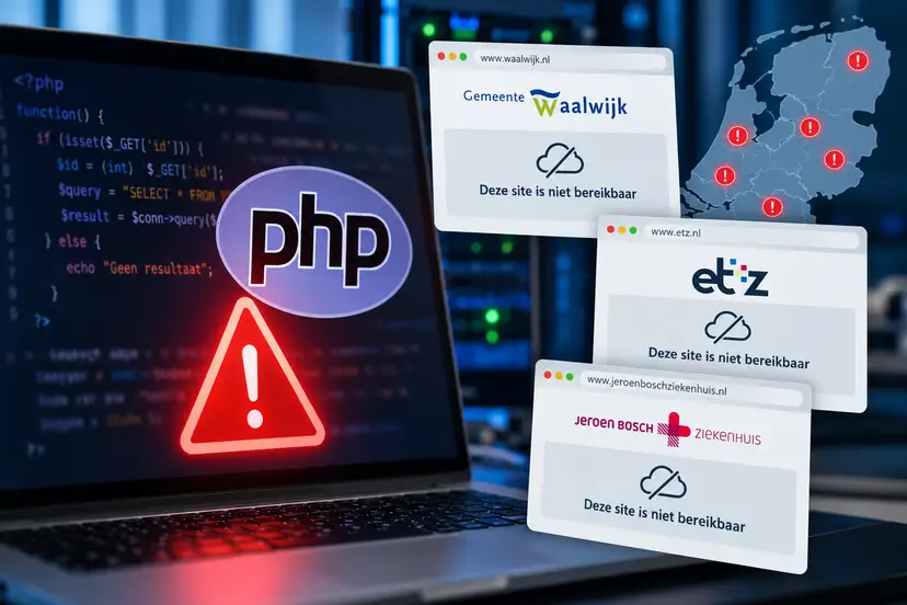 PHP-storing legt Nederlandse websites plat