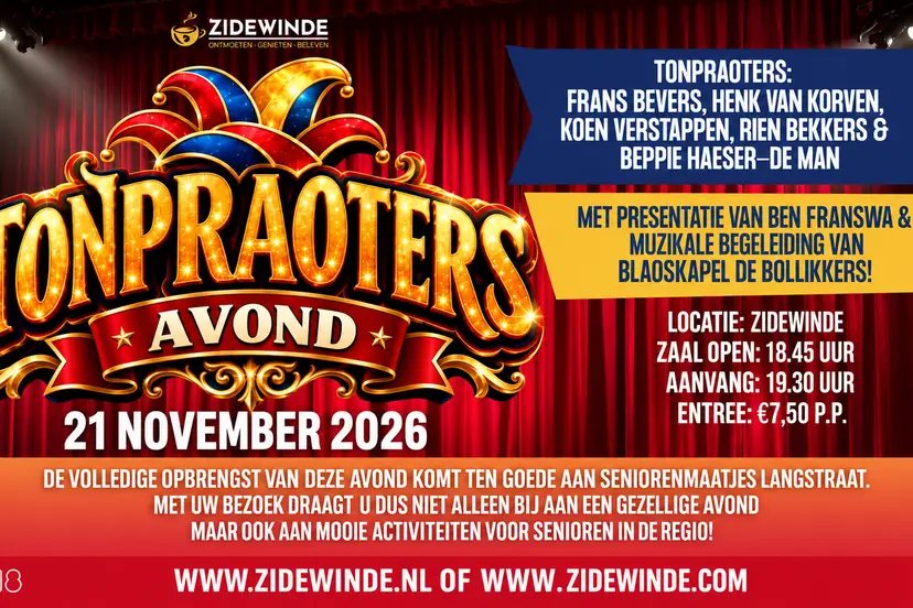 Theatrale Tonpraotersavond 2026