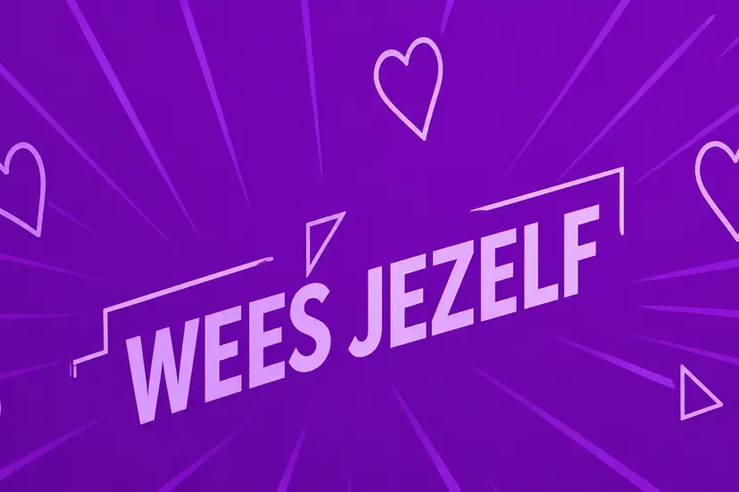 Wees jezelf in paarse stralen