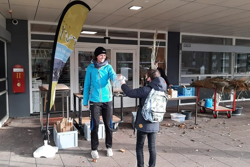 groene wiel materialen uitgifte bij pantarijn