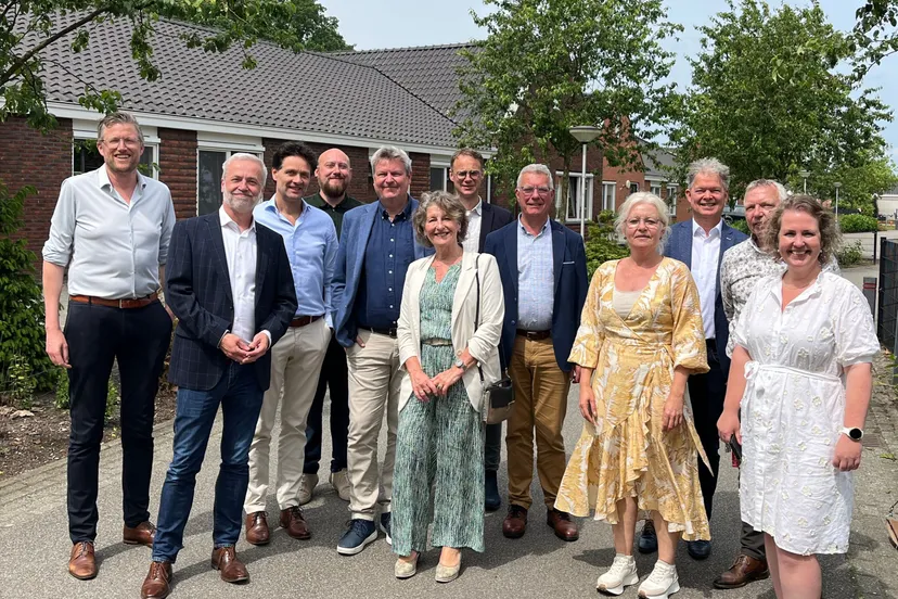 groepsfoto werkbezoek