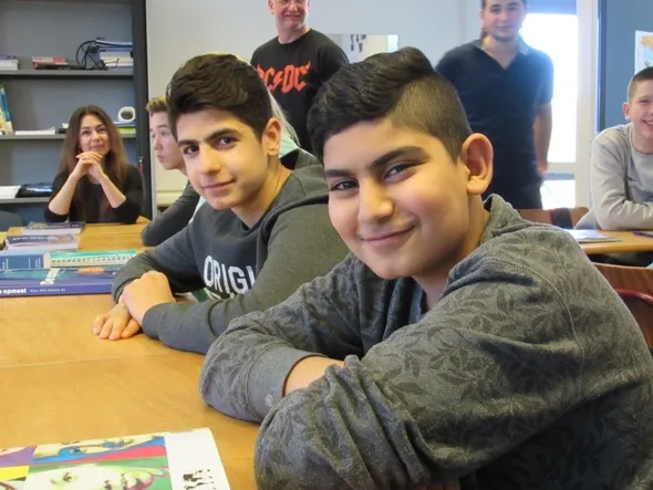 lara de brito in klas nieuwkomers