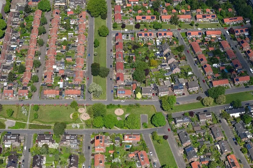 luchtfoto wageningen