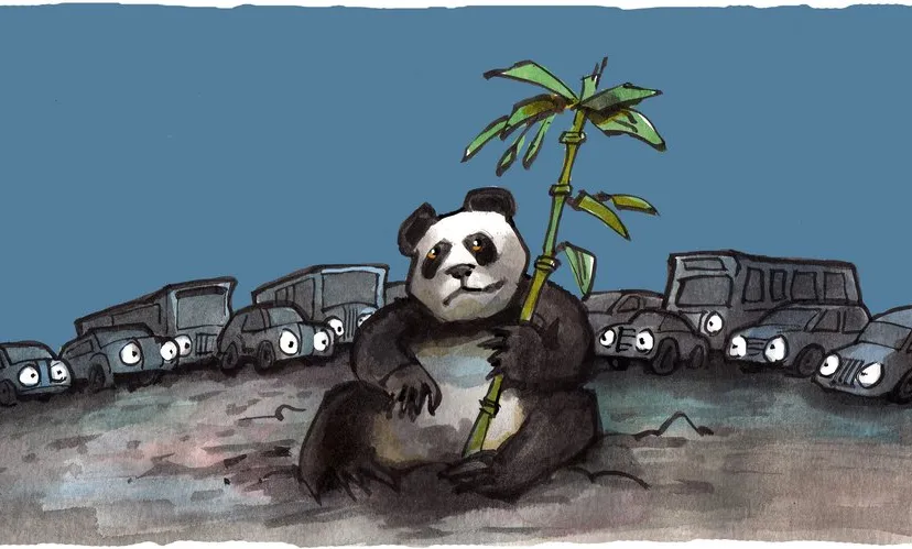 pandaparkeerplaats mooi wageningen