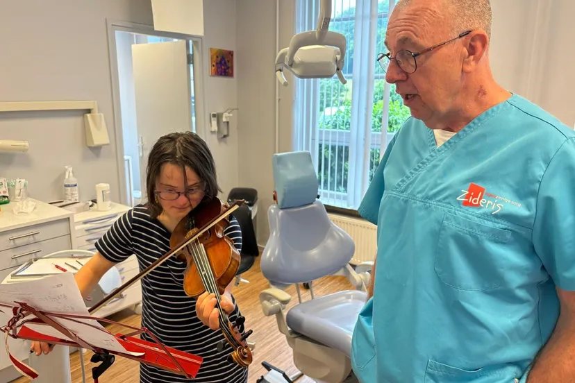 satya met viool en tandarts rob