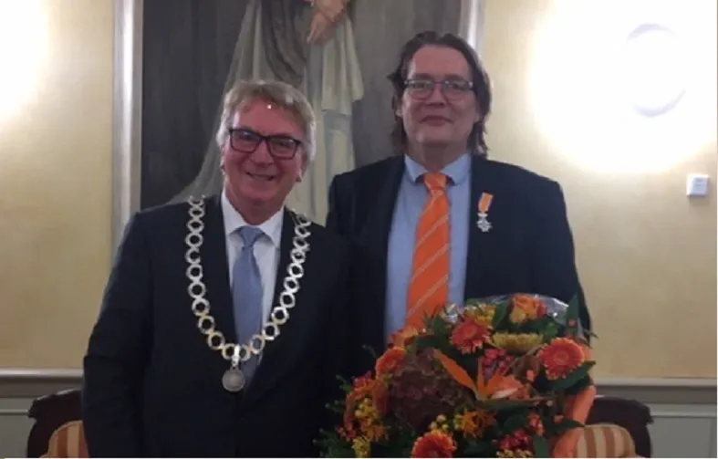 uitreiking onderscheiding van roekel