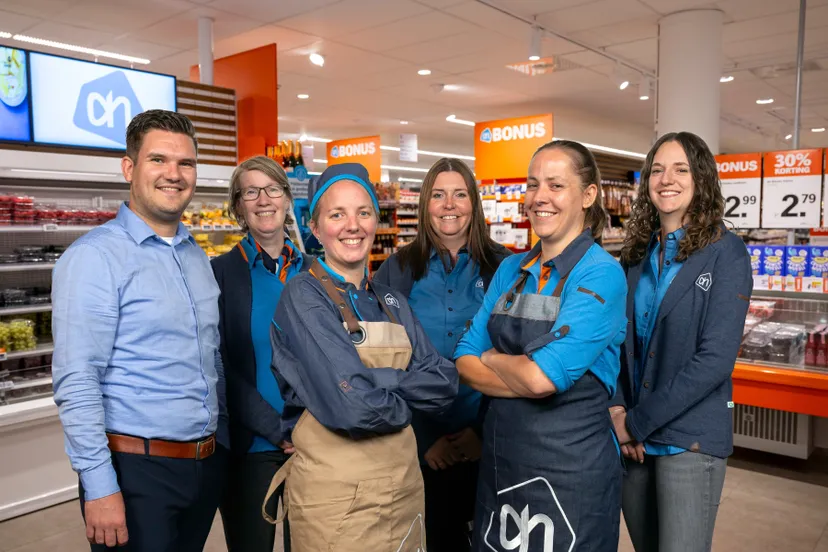 winkelteam albert heijn jan linders wageningen foto albert heijn jan linders andries van der reeklein