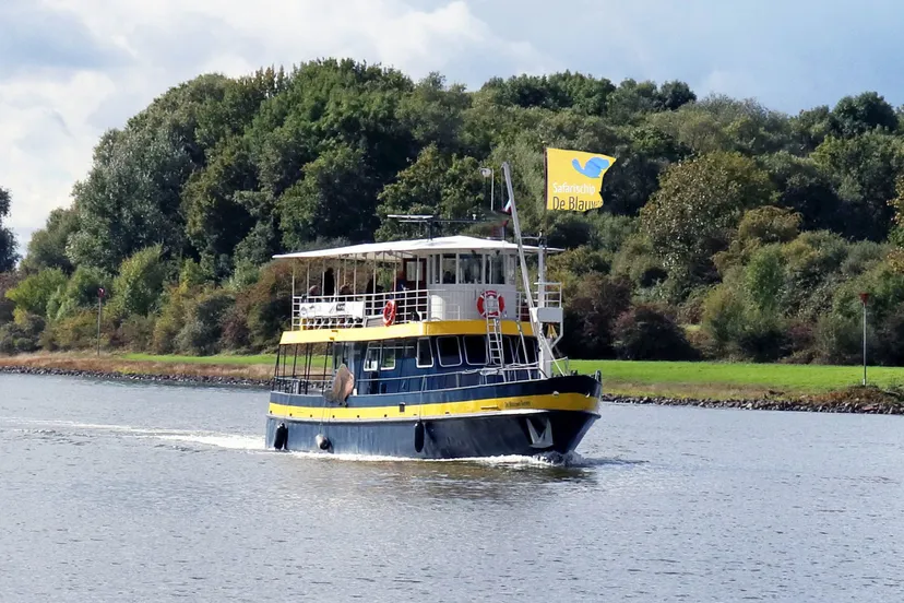 de blauwe bever op de rijn