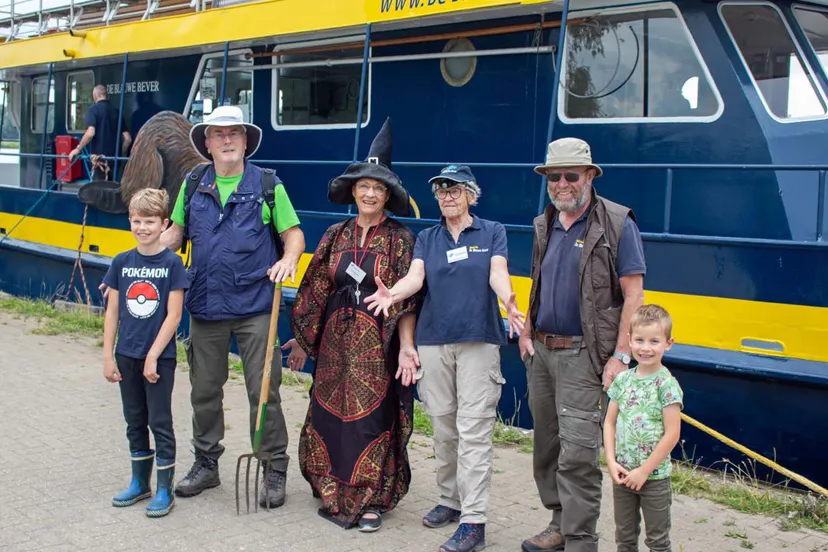 het profspeurneuzen team voor de blauwe bever