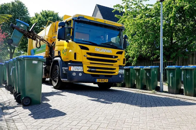 vuilniswagen wageningen c gemeente