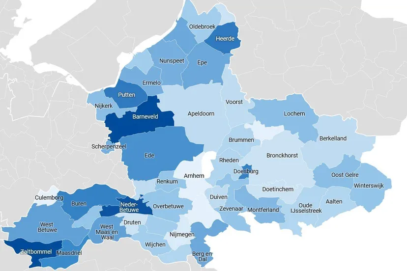 brommobiel het populairst In welke Gelderse gemeenten.CBS