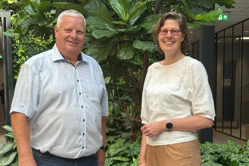 Foto Maud Hulshof en Leonard Ste