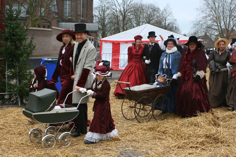 dickens parade ochtend kinderwagens