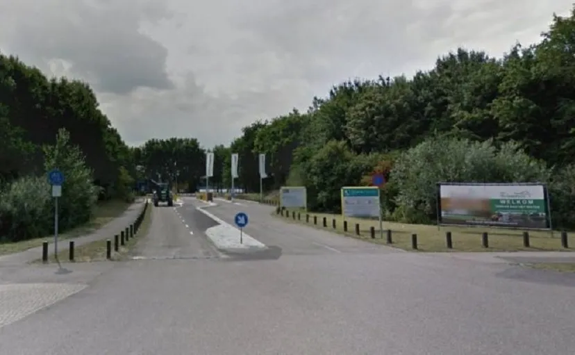 ingang groene heuvels