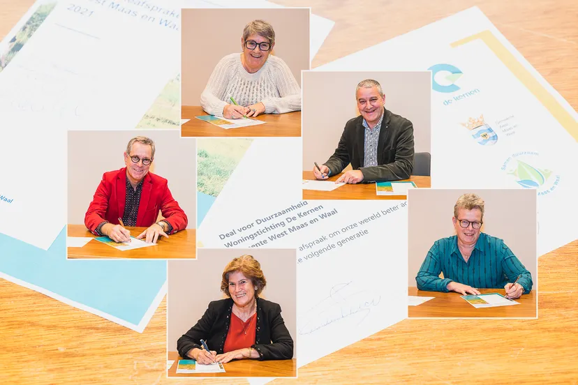 ondertekening prestatieafspraken fotograaf john van gelder