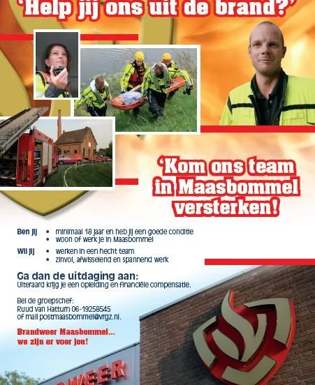 plaatje flyer werven brandweer