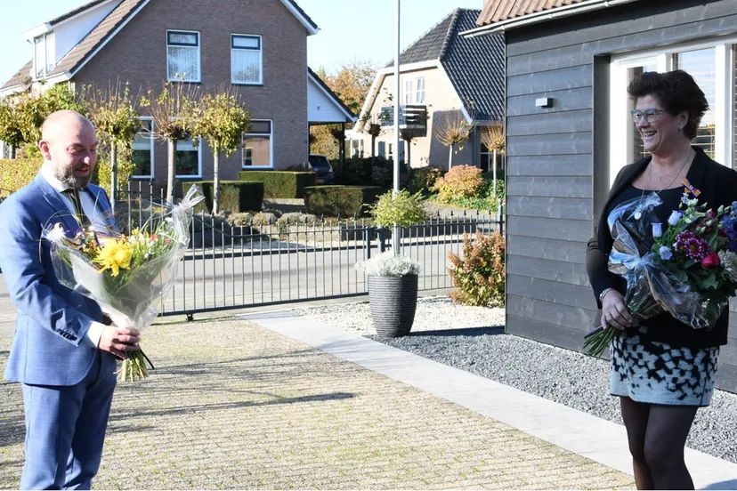 uitreiking lintje karin de vree