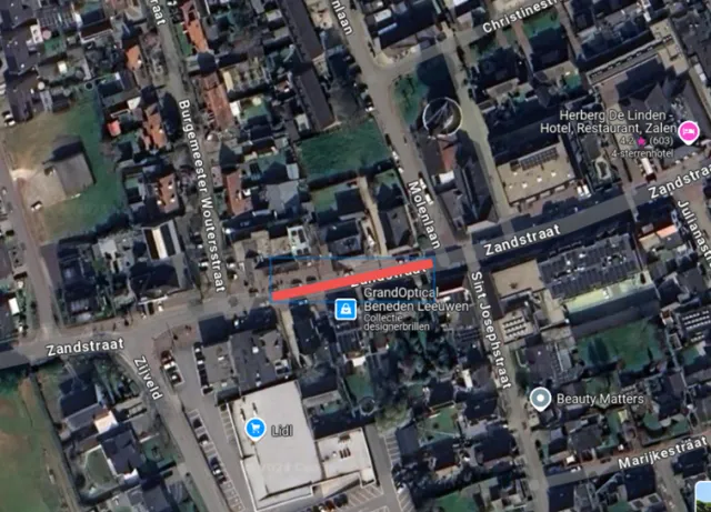 deel zandstraat afgesloten