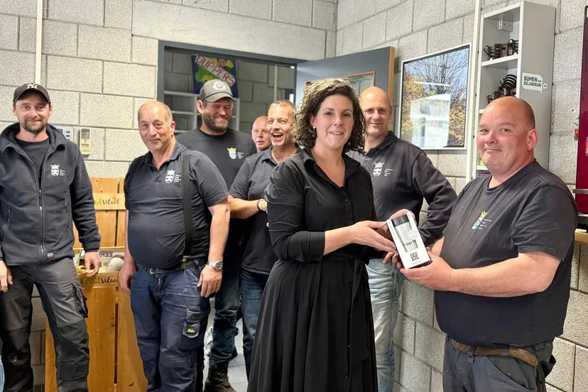 wethouder marieke van den boom op de werf