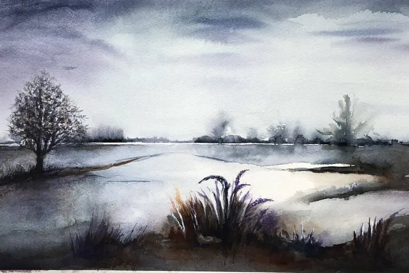 dwi trijntje grassen bij water