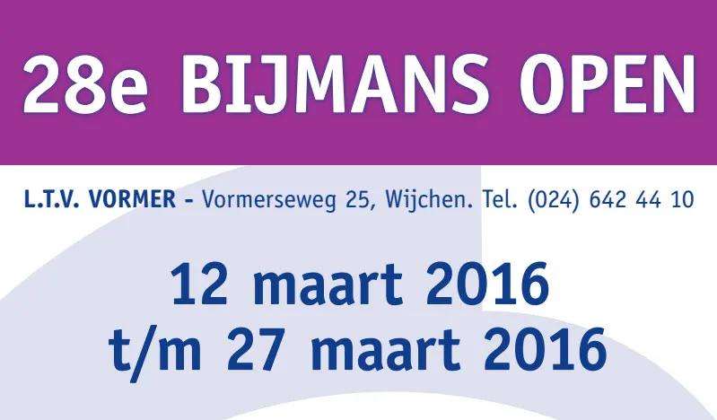 aankondiging bijmans open 2016 hoofdfoto