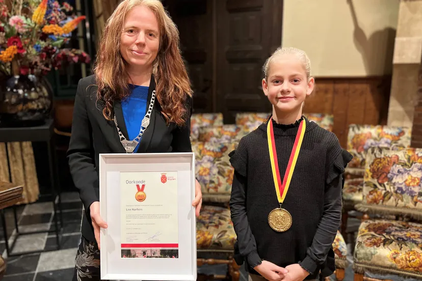 burgemeester linn oorkonde en medaille 1