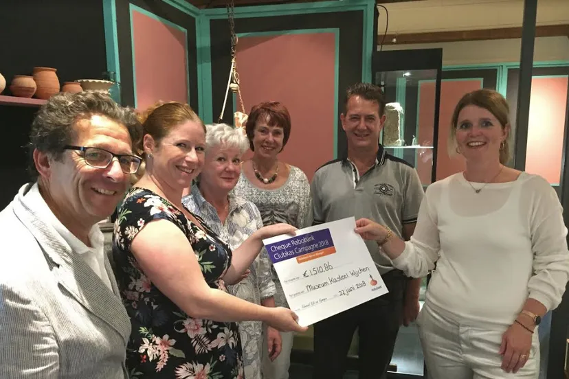 cheque rabo voor museum kasteel wijchen