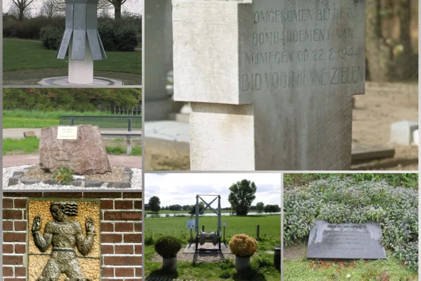 collage herdenkingsmonumentenfotor