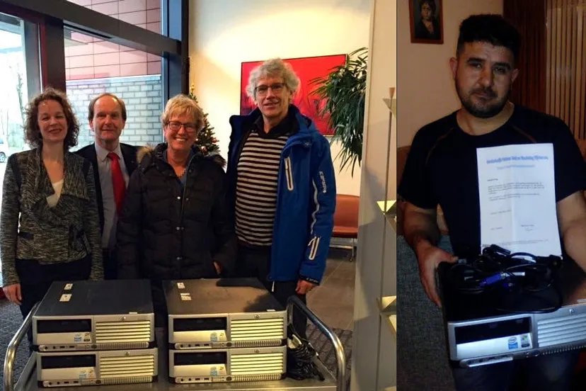 computers vluchtelingenwerk