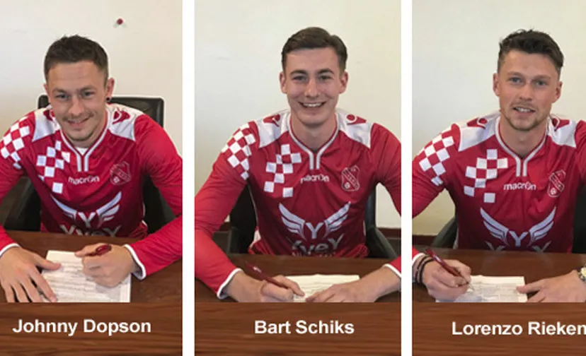 drie nieuwe spelers alverna