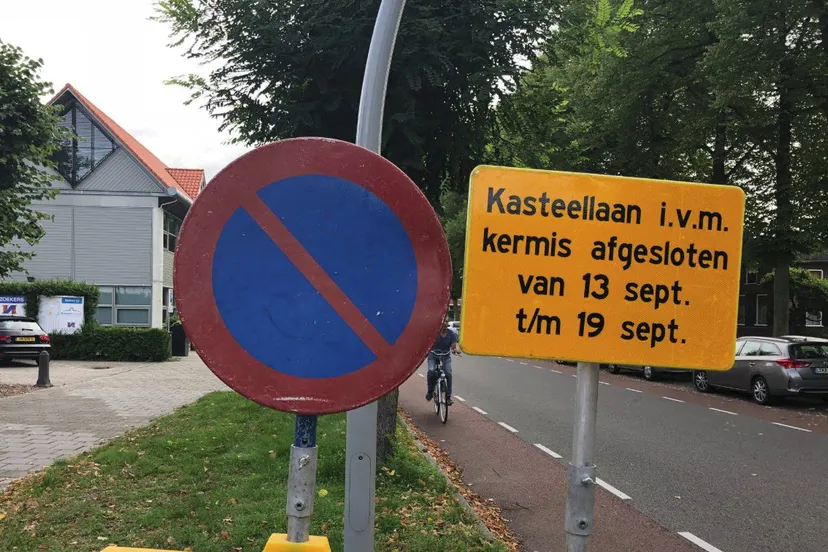 kasteelllaan afgesloten kermis