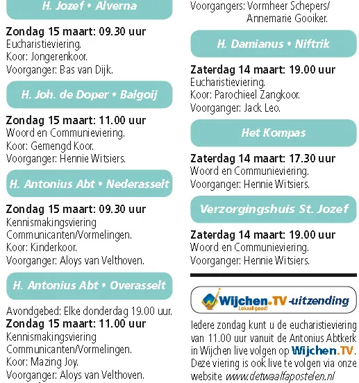 kerkberichten wijchen 110315