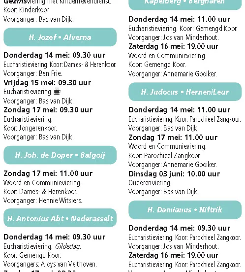 kerkberichten wijchen 130515